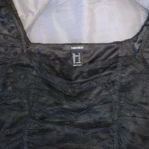 Forever 21 Puffy Sleeve with Hearts